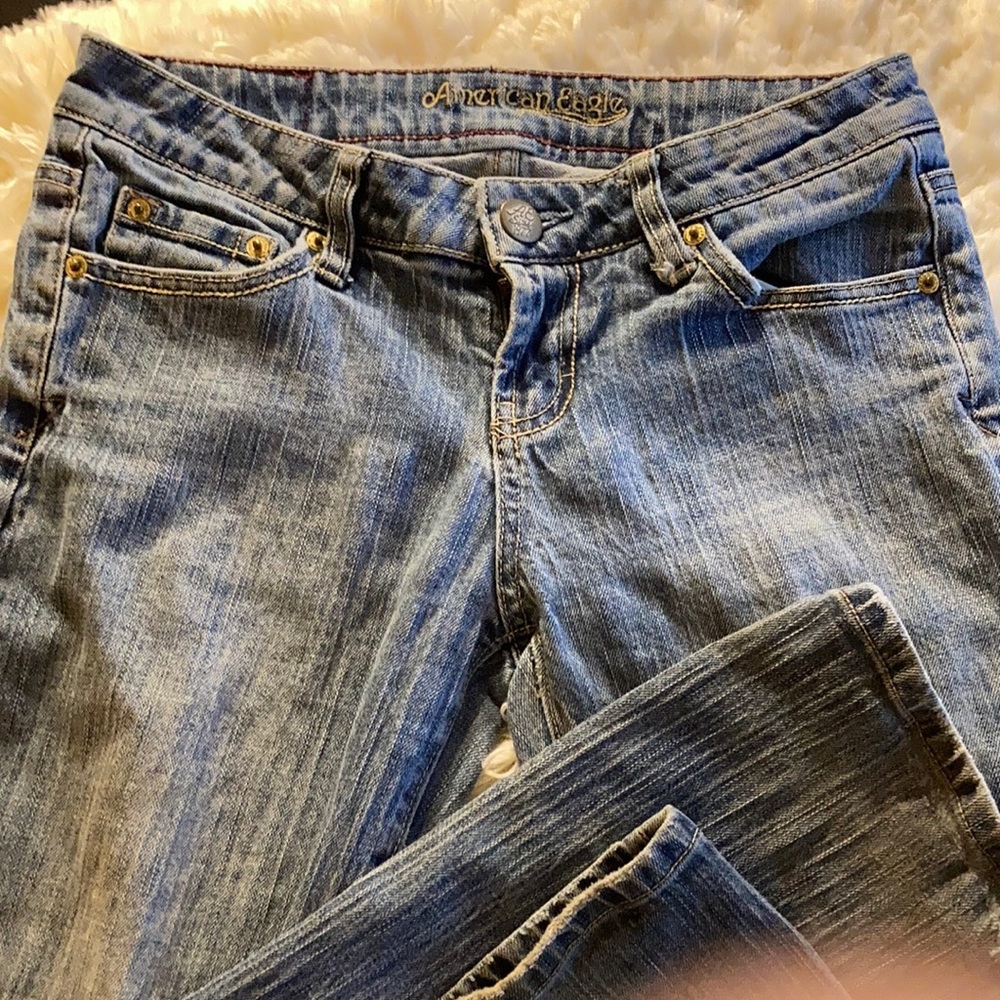 American Eagle Hipster Flare Jeans Sz: 2L